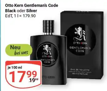 Globus Otto Kern Gentleman's Code Black oder Silver Angebot
