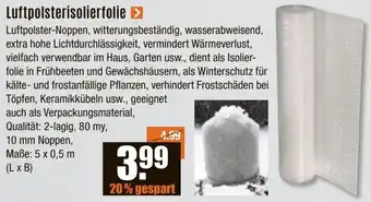 V Baumarkt Luftpolsterisolierfolie Angebot