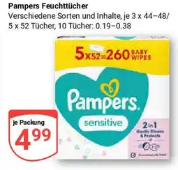 Globus Pampers Feuchttücher Angebot