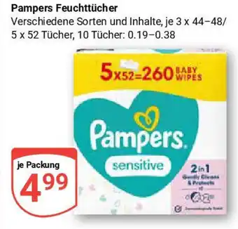 Globus Pampers Feuchttücher Angebot
