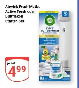 Globus Airwick Fresh Matic, Active Fresh oder Duftflakon Starter-Set Angebot