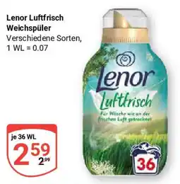 Globus Lenor Luftfrisch Weichspüler Angebot
