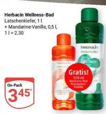 Globus Herbacin Wellness-Bad Angebot