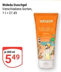 Globus Weleda Duschgel Angebot