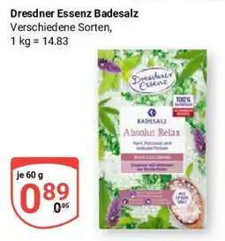 Globus Dresdner Essenz Badesalz Angebot
