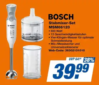 expert Techno Land BOSCH Stabmixer-Set MSM66120 Angebot