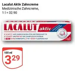 Globus Lacalut Aktiv Zahncreme Angebot