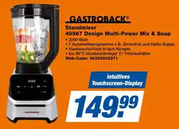 expert Techno Land GASTROBACK Standmixer 40987 Design Multi-Power Mix & Soup Angebot