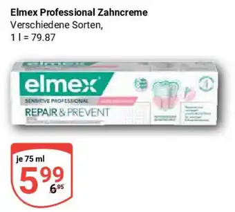 Globus Elmex Professional Zahncreme Angebot