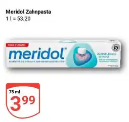 Globus Meridol Zahnpasta Angebot