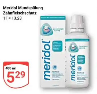 Globus Meridol Mundspülung Zahnfleischschutz Angebot