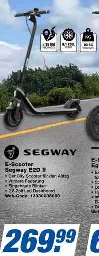 expert Techno Land SEGWAY E-Scooter Segway E2D II Angebot