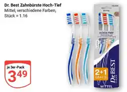 Globus Dr. Best Zahnbürste Hoch-Tief Angebot