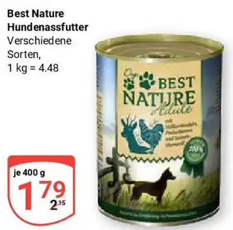 Globus Best Nature Hundenassfutter Angebot