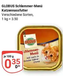 Globus GLOBUS Schlemmer-Menü Katzennassfutter Angebot