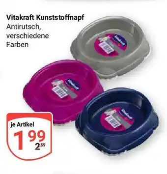 Globus Vitakraft Kunststoffnapf Angebot
