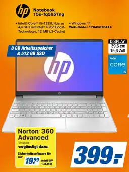 expert Techno Land hp Notebook 15s-fq5657ng Angebot