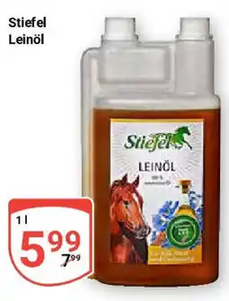 Globus Stiefel Leinöl Angebot