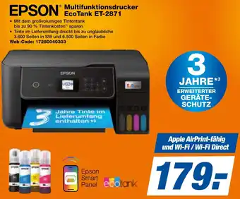 expert Techno Land EPSON Multifunktionsdrucker EcoTank ET-2871 Angebot