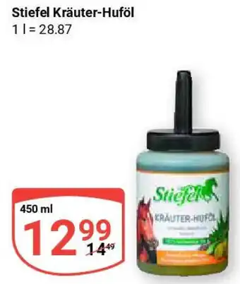 Globus Stiefel Kräuter-Huföl Angebot