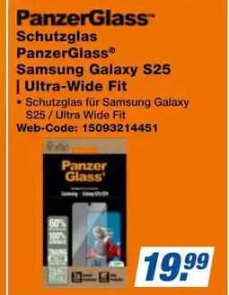 expert Techno Land PanzerGlass Schutzglas PanzerGlass Samsung Galaxy S25 | Ultra-Wide Fit Angebot