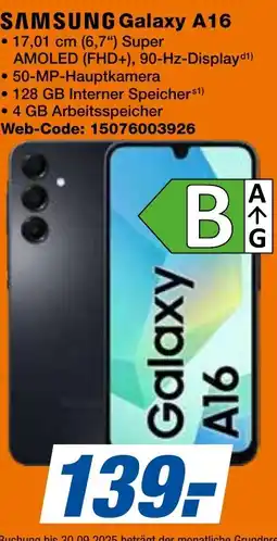 expert Techno Land SAMSUNG Galaxy A16 Angebot