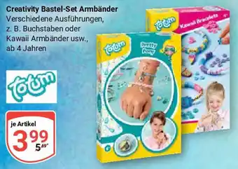 Globus Creativity Bastel-Set Armbänder totum Angebot
