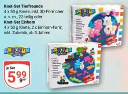 Globus Knet-Set Tierfreunde oder Knet-Set Einhorn Angebot
