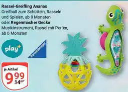 Globus Rassel-Greifling Ananas oder Regenmacher Gecko Play Angebot