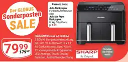 Globus SHARP Heißluftfritteuse AF-GD82A 1.800 W Angebot