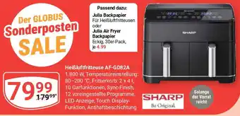 Globus SHARP Heißluftfritteuse AF-GD82A 1.800 W Angebot