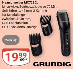 Globus GRUNDIG Haarschneider MC7230L Angebot