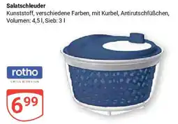 Globus rotho Salatschleuder Angebot