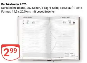 Globus Buchkalender 2026 Angebot