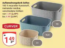 Globus CURVER Aufbewahrungskorb Softex von Angebot