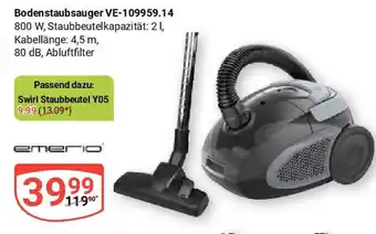 Globus emerio Bodenstaubsauger VE-109959.14 Angebot
