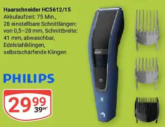Globus PHILIPS Haarschneider HC5612/15 Angebot