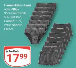 Globus Herren-Retro-Pants oder -Slips Angebot