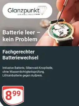 Globus Fachgerechter Batteriewechsel Angebot