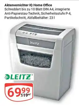 Globus LEITZ Aktenvernichter IQ Home Office Angebot