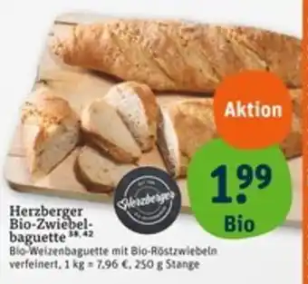 tegut Herzberger Bio-Zwiebel- baguette Angebot