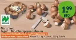 tegut Naturland tegut... Bio-Champignons braun Angebot