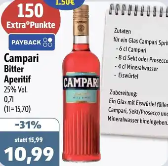 Aktiv Irma Campari Bitter Aperitif Angebot