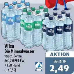 Aktiv Irma Vilsa Bio Mineralwasser Angebot