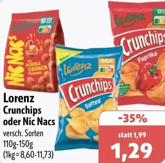 Aktiv Irma Lorenz Crunchips oder Nic Nacs Angebot