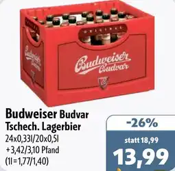 Aktiv Irma Budweiser Budvar Tschech. Lagerbier Angebot