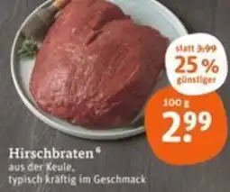tegut Hirschbraten Angebot