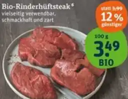 tegut Bio-Rinderhüftsteak Angebot