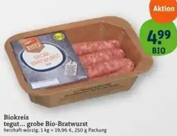tegut Biokreis tegut grobe Bio-Bratwurst Angebot