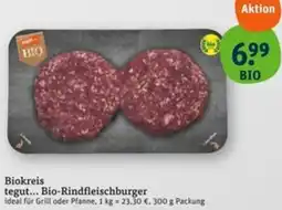 tegut Biokreis tegut Bio-Rindfleischburger Angebot